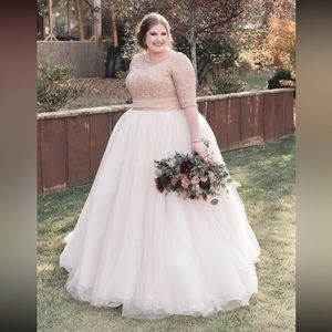 Allen Lynette by Sottero & Midgley in Rose gold/nude